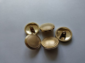 GUZIK METALOWY - ZŁOTO - STOPKA - guziki - 20 mm