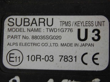 фото thumb №2, Subaru forester 2016 датчик tpms 88035sg020