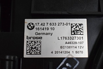 фото thumb №6, Bmw 5 f07 f10 f11 вентилятор радиатор 2.0d 2.5d