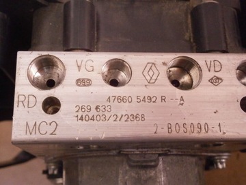 фото thumb №4, Насос abs 476605492r renault clio iv 0.9 tce