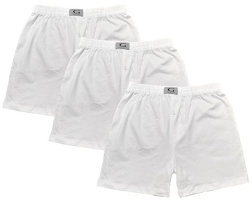 3x БЕЛЫЕ БОКСЕРЫ 100% хлопок 2XL свободные ШОРТЫ шорты трусики XXL