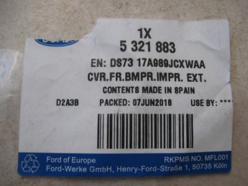 фото thumb №2, Заглушка фаркоп - перед - ford mondeo mk5