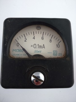 Амперметр 20мВ 0,1мА М-1360 CCCP [Б]