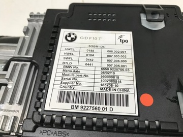 фото thumb №5, Bmw f10 f11 дисплей монітор 9225706