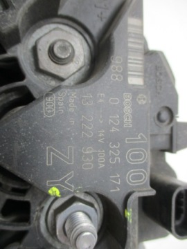 Astra h 1.4 corsa d 1.2 1.4 генератор 0124325171 с Разборки, фото thumb