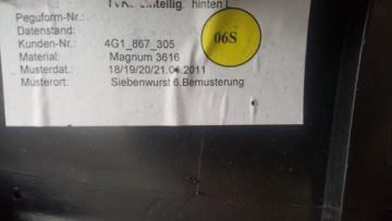 фото thumb №8, Audi a6 c7 4g обшивка дверь задняя левый жгут ручка