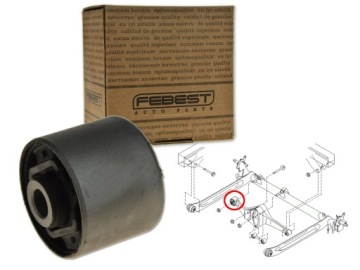 фото thumb №1, Втулка рычага тяга задняя заднего nab-060