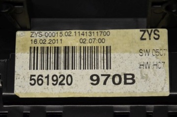 фото thumb №6, Vw passat b7 спидометр приборы usa 561920970b