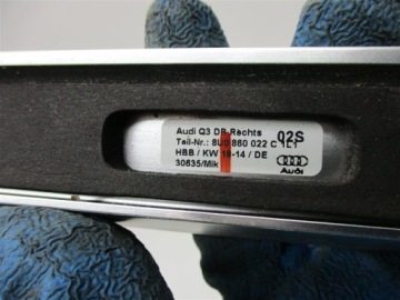 Рейлинги кровельные правая левая  хром матовый audi q3 sq3 rsq3 8u0860022c Доставка, фото thumb