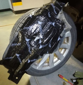 фото thumb №8, Ab25 коврик шумопоглощающая butylowa битумная 75x50cm обшивка металу дверь