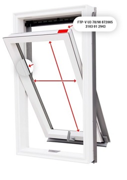 СТАВНИ ДЛЯ ОКОН FAKRO 66x140 ALU