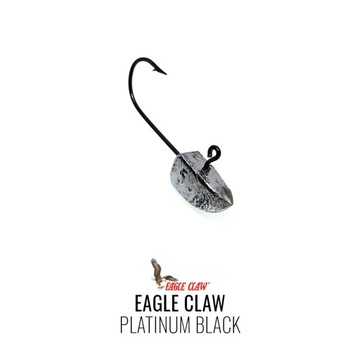 Główki TRÓJKĄTNE |EAGLE CLAW BLACK|HAK 6| 2g |5szt