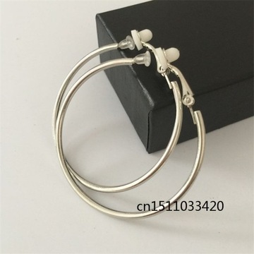 Серебряные зажимы для обручей новые 6 см.