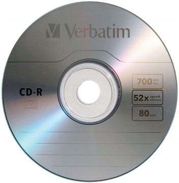 Verbatim CD-R 700 МБ x52 100 шт.