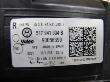 фото thumb №10, Vw golf sportsvan лампа правая левая ксенон led 2014-2017 rok