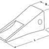 Зуб CAT J350 1U3352 SC-C35L длинный SkanCraft Germany
