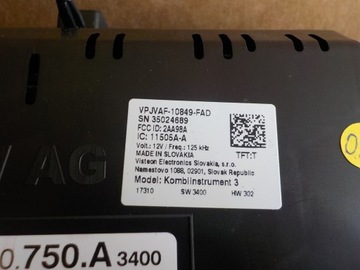 фото thumb №8, Vw arteon 1.5tsi лічильник прилади 3g5920750a