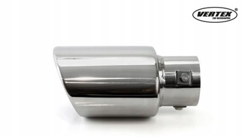 фото thumb №16, Наконечник выхлоп глушителя накладка na гаситель хром сталь нержавеющая mt 014