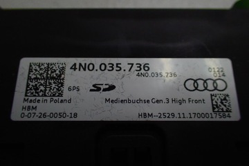 фото thumb №5, Audi a7 4k 20r гніздо usb sd sim 4n0035736