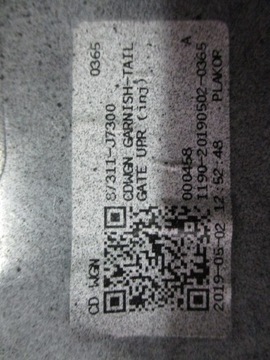 фото thumb №5, Накладка крышки зад kia ceed 2018 r-