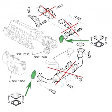 фото thumb №3, Заглушки egr 1.9 cdti opel astra h signum vectra c zafira b