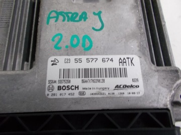 фото thumb №6, Комп'ютер двигуна 55577674 opel astra iv 2.0 cdti