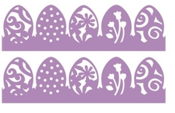 EGG яичный бордюр Пасхальное яйцо Пасхальный альбом 2 шт.