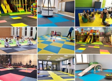 Коврик 1,5см XXL поролоновый PUZZLE детский, толстый, большой