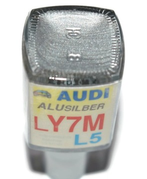 AUDI LY7M ALUSILBER LAKIER ZAPRAWKA DO RYS ARA 10 ML