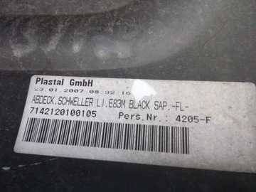 фото thumb №5, Bmw x3 e83 m-pakiet молдинг порог левая