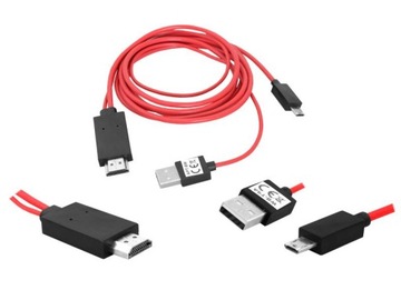 Микроадаптер MHL HDMI-USB подключит телефон к телевизору