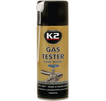 K2 W110 ТЕСТЕР Спрей, 400 мл, тестер утечки сжиженного нефтяного газа