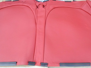 фото thumb №7, Кожа czerwona сиденье сиденье fiat 500 c 07-12