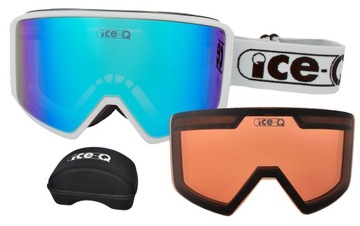 Лыжные магнитные очки ICE-Q — 4 сменных линз S1/S2