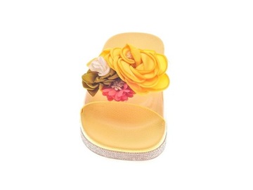 MODNE KLAPKI DAMSKIE SE-9622 Yellow r.37