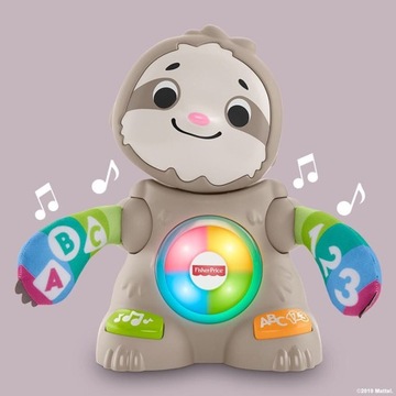 FISHER PRICE LINKIMALS интерактивный LENIWIEC на польском языке