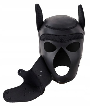 NEOPRENOWA MASKA PSA ROLE PLAY DOMINACJA