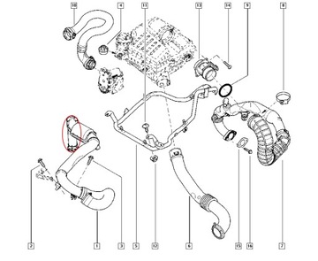 фото thumb №5, Труба шланг turbo интеркулер renault trafic 2.0 dci