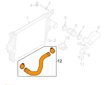 фото thumb №4, Ford f250 f350 excursion 6.0 td v8 труба впускна
