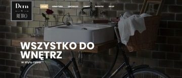 BATERIA umywalkowa KRAN styl retro SREBRNY CHROM