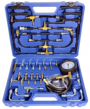 TESTER MIERNIK CIŚNIENIA PALIWA WTRYSK BENZYNY MAX 0 -10 BAR 0 -140 PSI