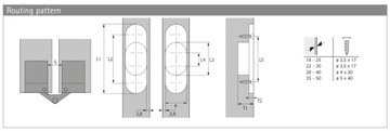 Специальная петля SOSS 22-30MM HETTICH!! КАЧЕСТВО !!