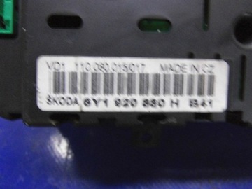 фото thumb №3, Лічильник прилади 6y1920880h eu skoda fabia i 1.9tdi