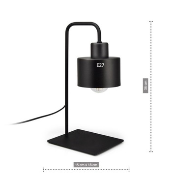 LOFT EDISON СВЕТОДИОДНЫЙ НАСТОЛЬНЫЙ НОЧНИК