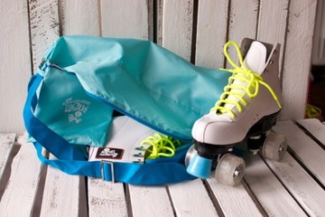 Сумка GLOWING ROLLERS, рюкзак 2в1, синий