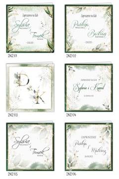 Приглашения на свадьбу в деревенском стиле BOHO FLORAL