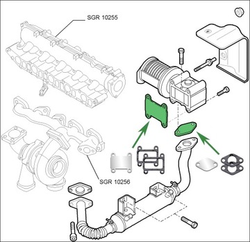 Заглушки EGR 1.9 CDTi OPEL Astra H Signum Vectra C Zafira B