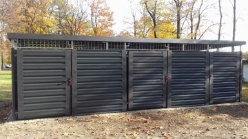 Wiata śmietnikowa, altana, osłona, 9x3m,PRODUCENT