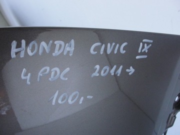 фото thumb №8, Бампер задняя задний honda civic ix 4pdc 2011-