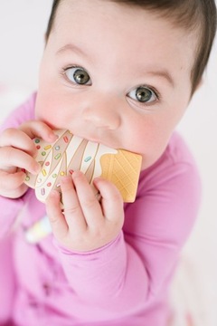 Силиконовый прорезыватель LOULOU LOLLIPOP с подвеской